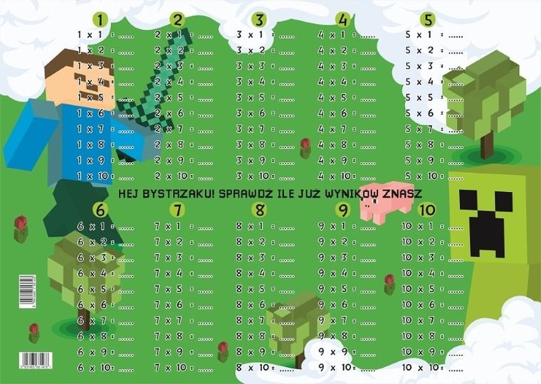 Henry, podkład, tabliczka mnożenia, gra
