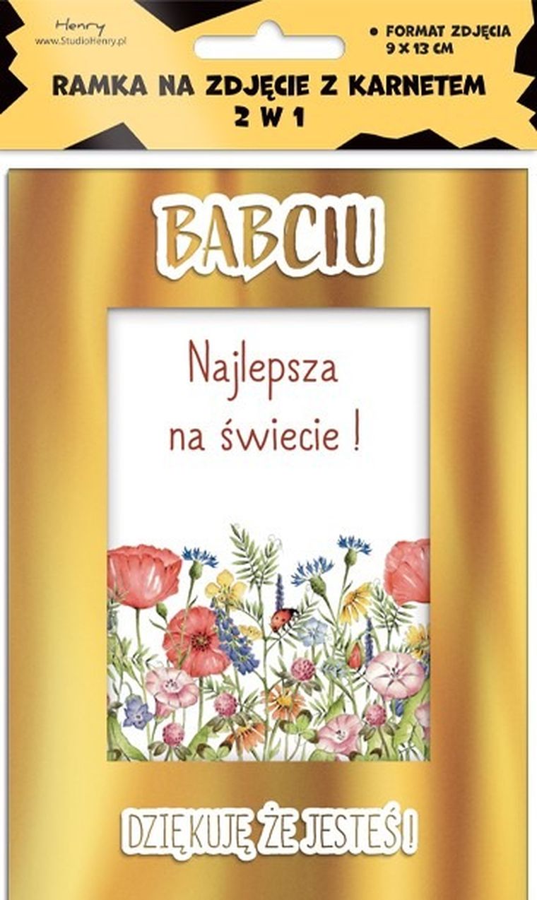 Henry, ramka na zdjęcia, pionowa, B6, Łąka Babcia