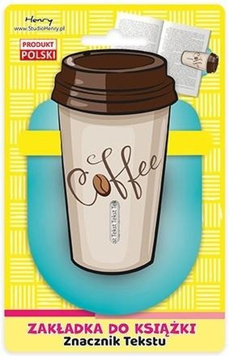 Henry, zakładka do książki, coffee