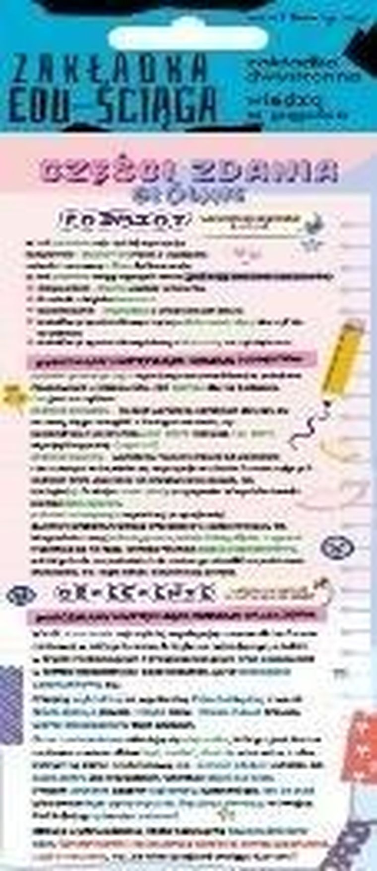 Henry, zakładka edu-ściąga, części zdania