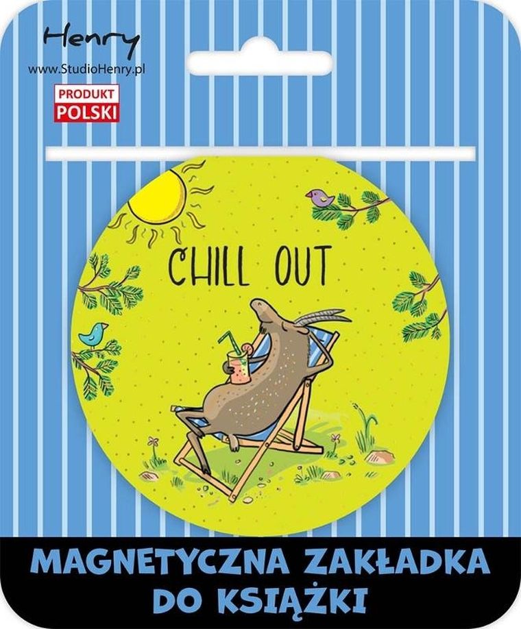 Henry, zakładka magnetyczna do książki, Chill out
