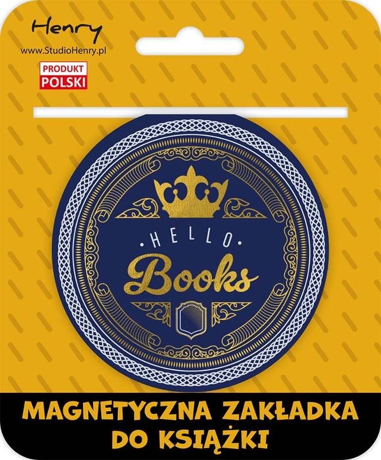 Henry, zakładka magnetyczna do książki, Hello Books