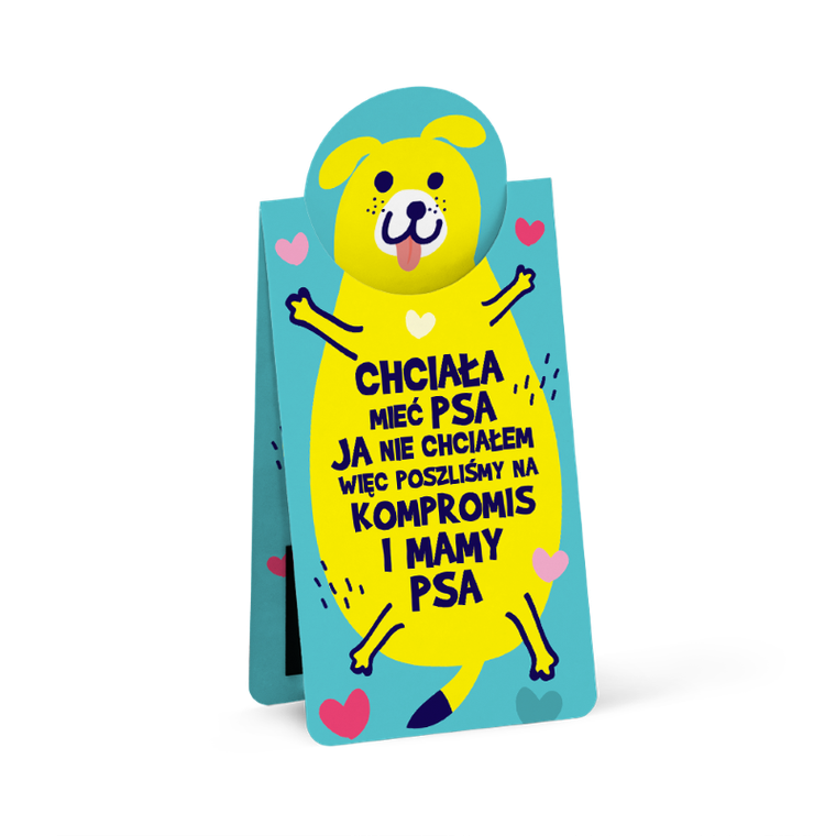 Henry, zakładka magnetyczna do książki, pies