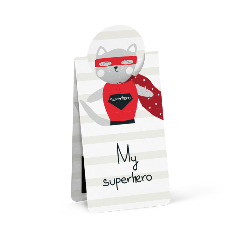 Henry, zakładka magnetyczna do książki, Superhero
