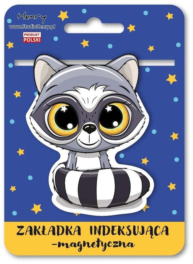 Henry, zakładka magnetyczna do książki, Szop