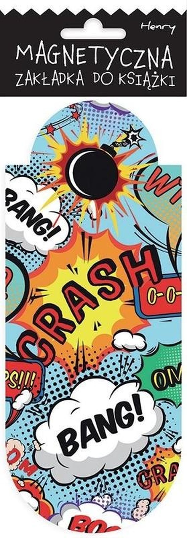 Henry, zakładka magnetyczna, owal, bomba