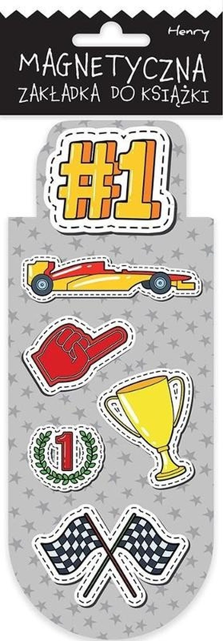 Henry, zakładka magnetyczna, owal, zwycięzca