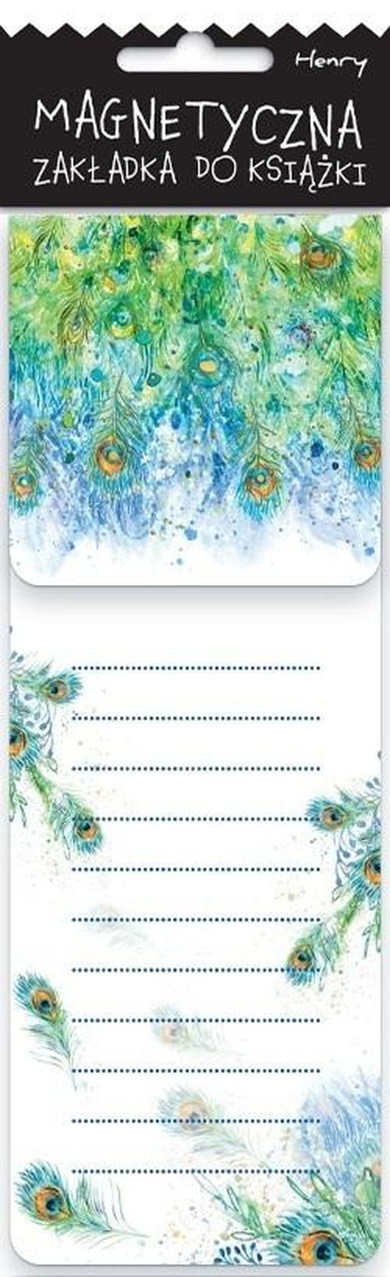 Henry, zakładka magnetyczna, paw