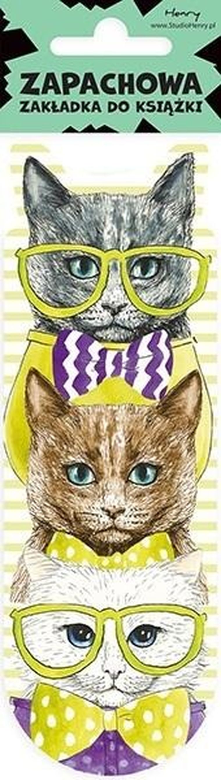 Henry, zakładka zapachowa, Kot, seledyn