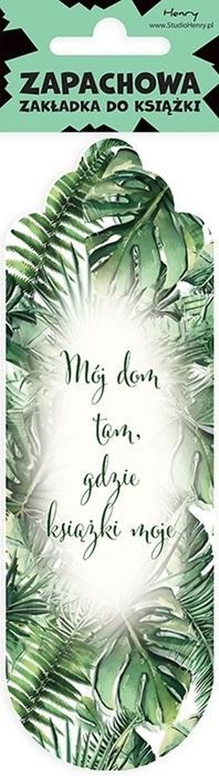 Henry, zapachowa zakładka do książki, monstera