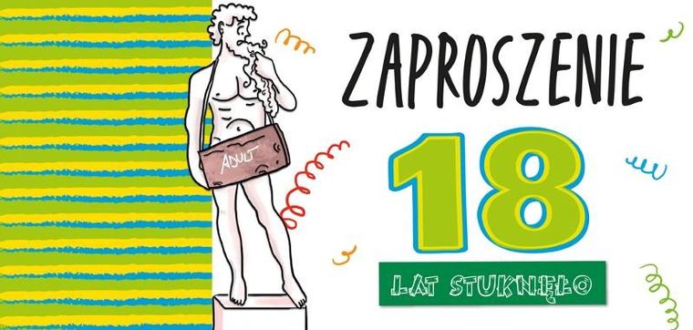 Henry, zaproszenie, urodziny 18, chłopak, 5 szt.