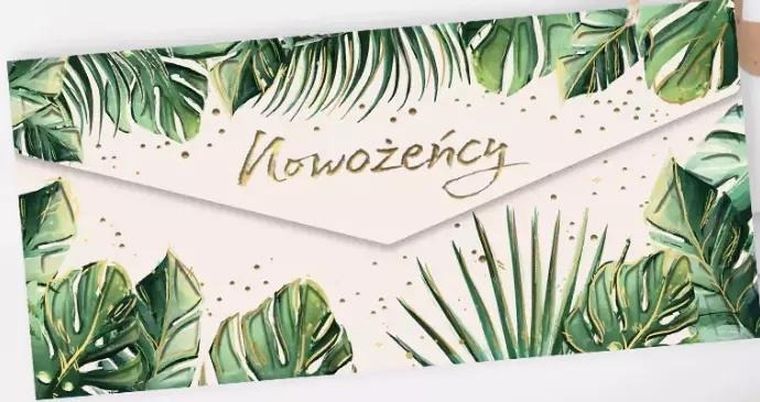 Henty, koperta, Ślub Monstera