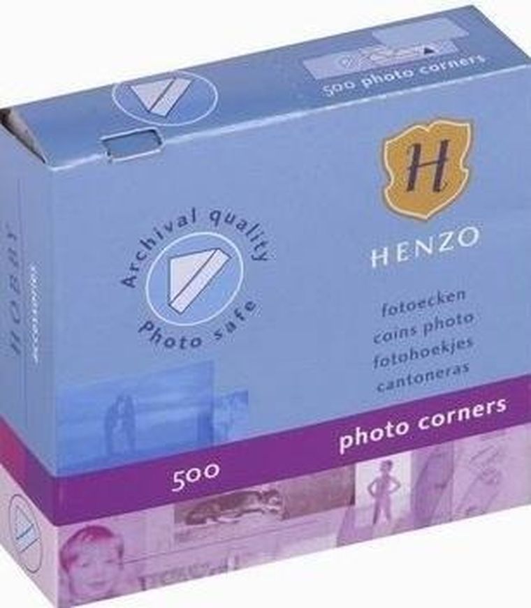 Henzo, fotonarożniki transparentne, 500 szt.