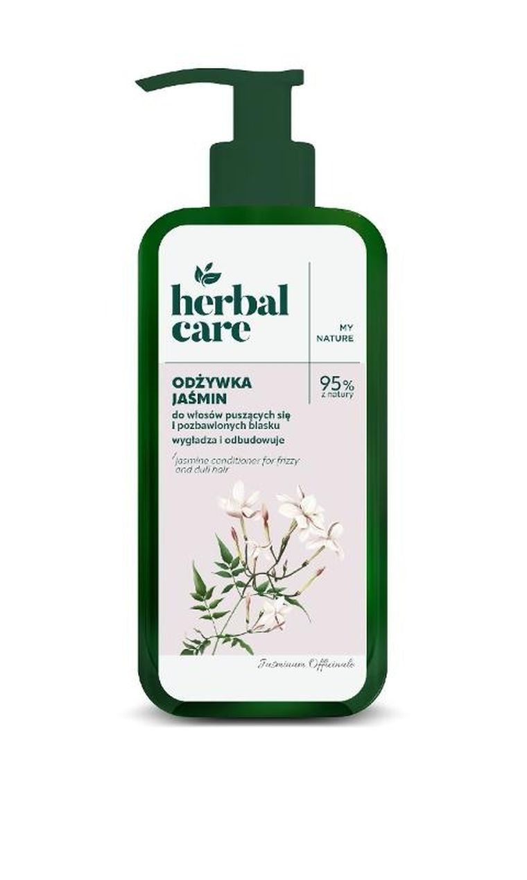 Herbal Care, odżywka do włosów puszących się, pozbawionych blasku, jaśmin, 200 ml