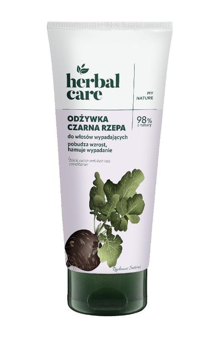 Herbal Care, odżywka do włosów wypadających, czarna rzepa, 200 ml
