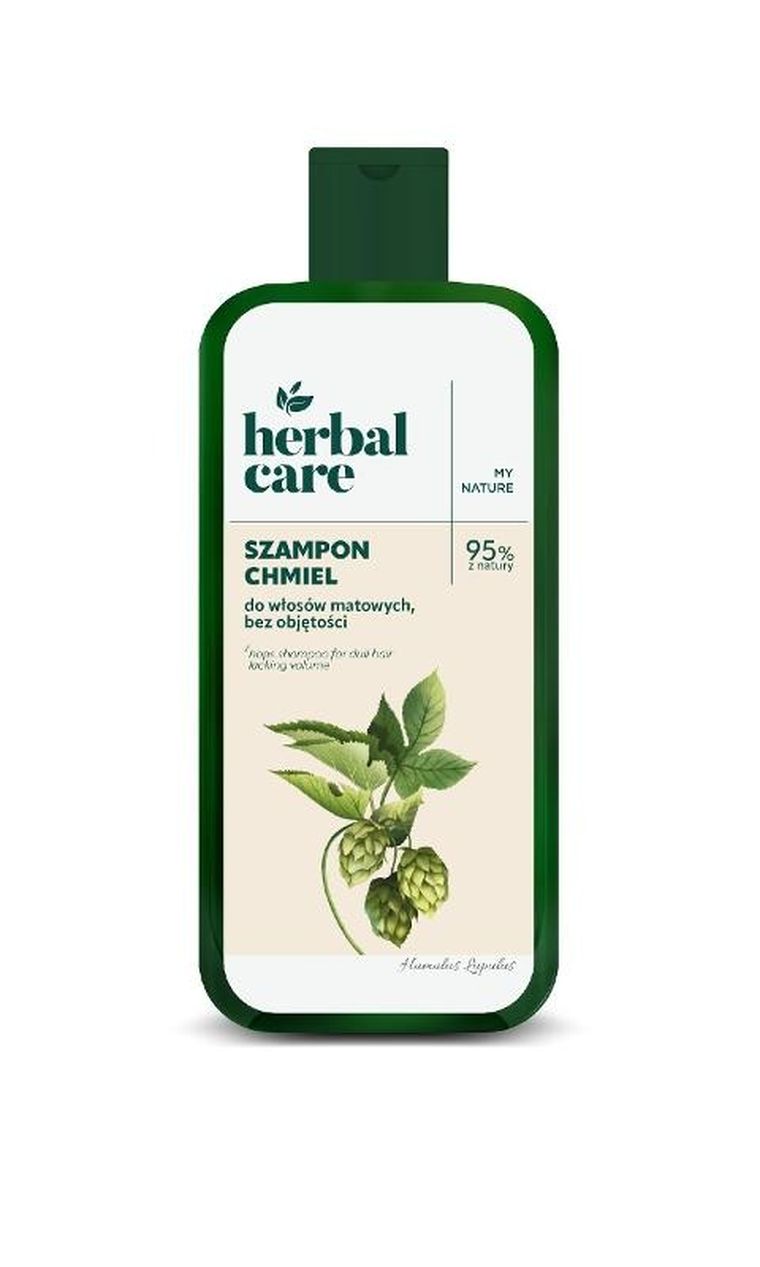 Herbal Care, szampon do włosów matowych, chmiel, 330 ml