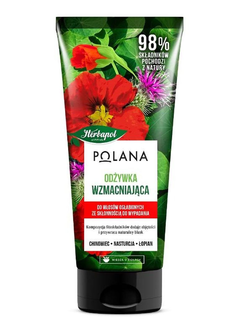 Herbapol, Polana, odżywka wzmacniająca do włosów osłabionych, ze skłonnością do wypadania, 200 ml