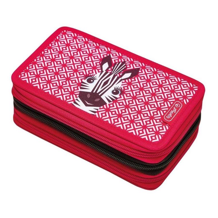 Herlitz, Cute Animals, piórnik z wyposażeniem, Zebra