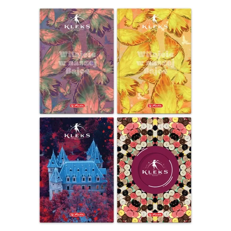 Herlitz, Kleks, brulion, B5, 96 kartek, kropki, 1 szt.