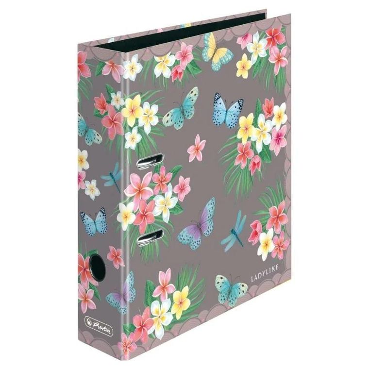 Herlitz, Ladylike, segregator, A4, 8 cm, Butterflies