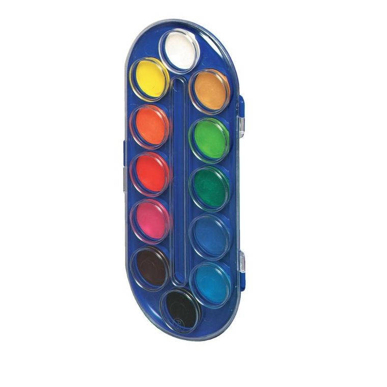 Herlitz, Locomotif, farby akwarelowe, 12 kolorów