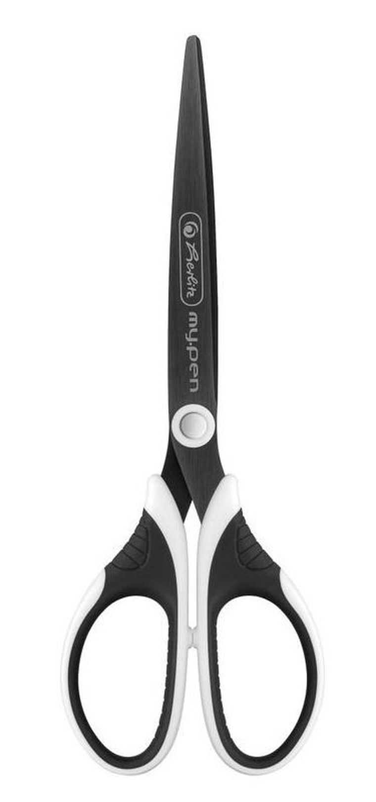 Herlitz, My.Pen, nożyczki czarno-białe, 17 cm