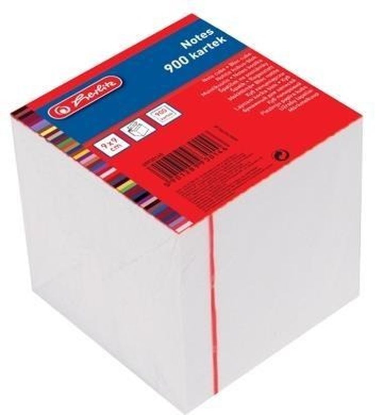 Herlitz, notes kostka, biały