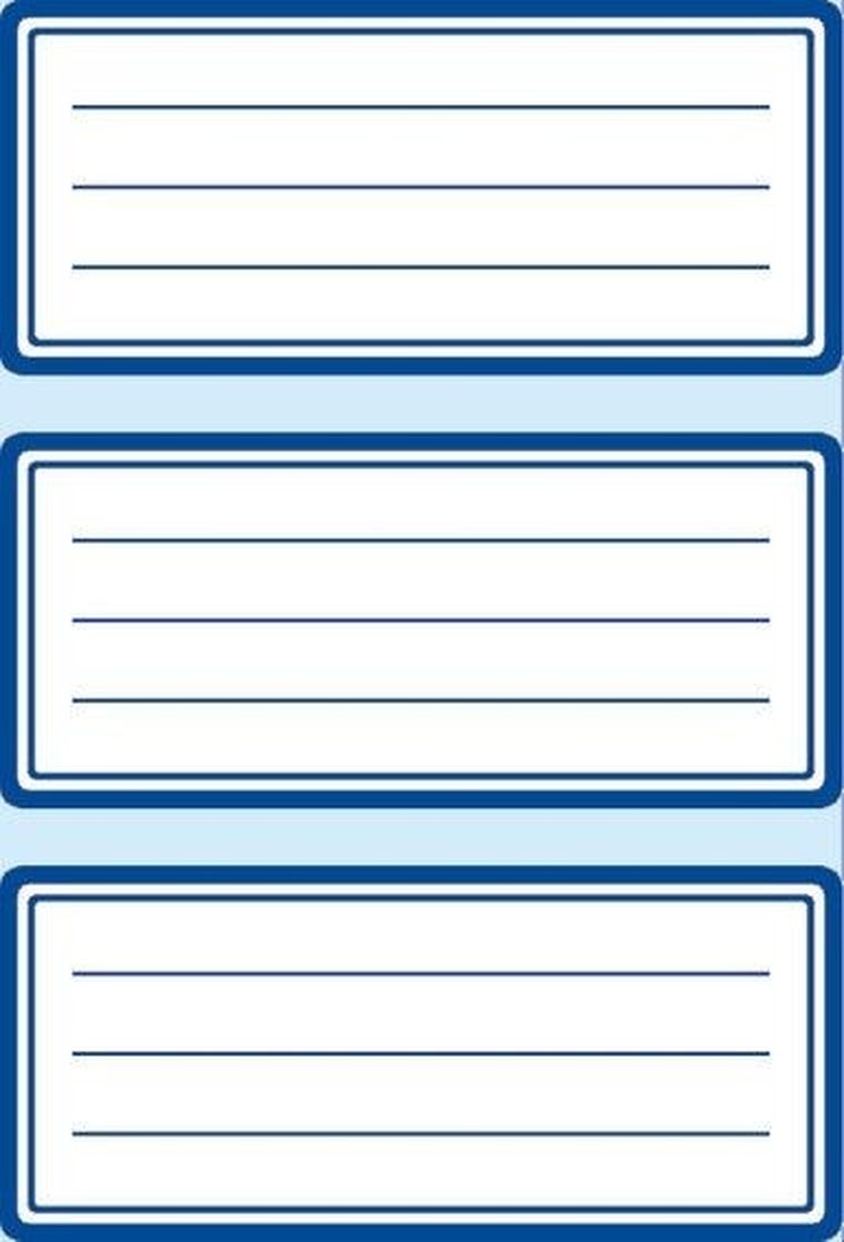 Herma, naklejki szkolne, ramki granatowe