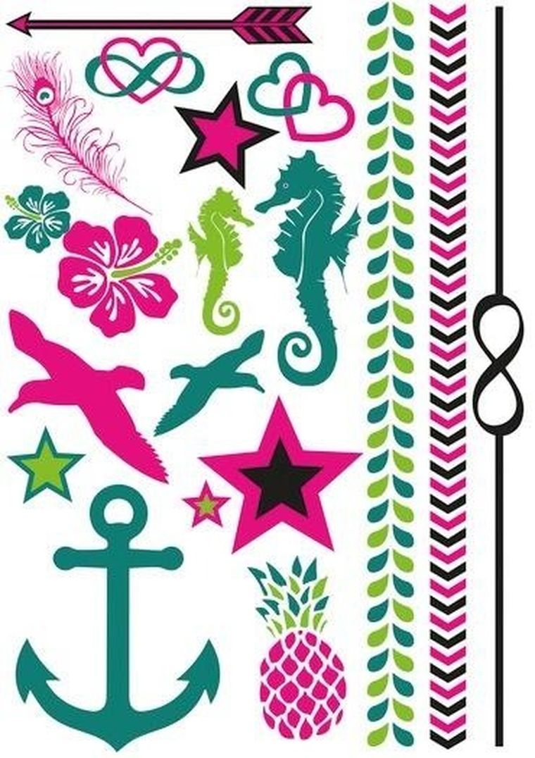 Herma, Ocean, tatuaże