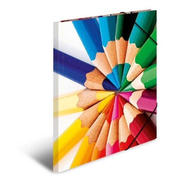 Herma, teczka A3, gumki narożne, kredki, 1 szt.