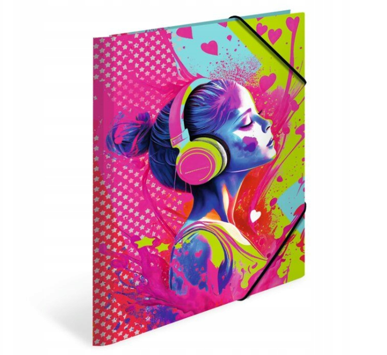 Herma, teczka z gumkami, A4, Music, 1 szt.