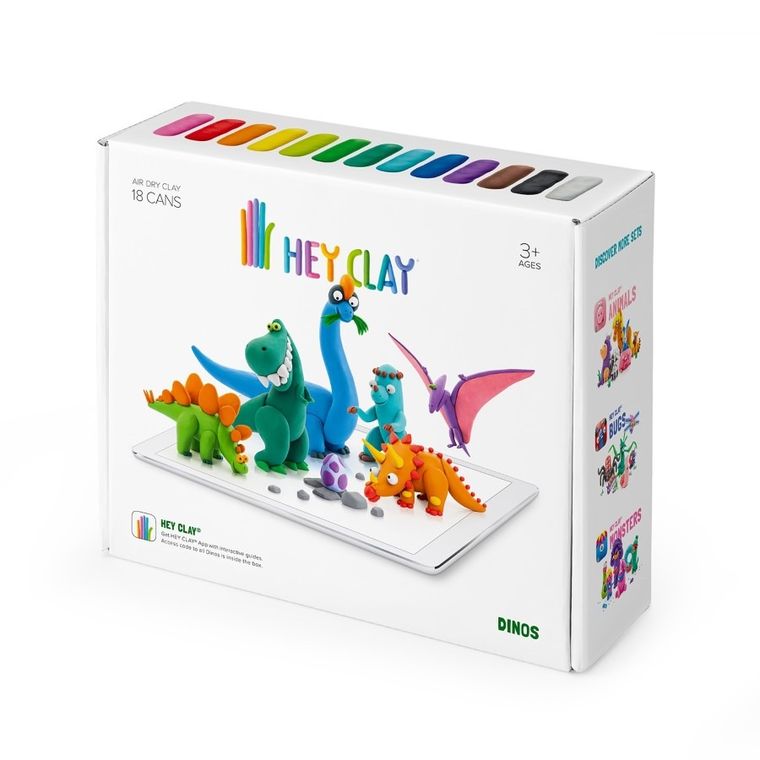 Hey Clay, Dinozaury, masa plastyczna