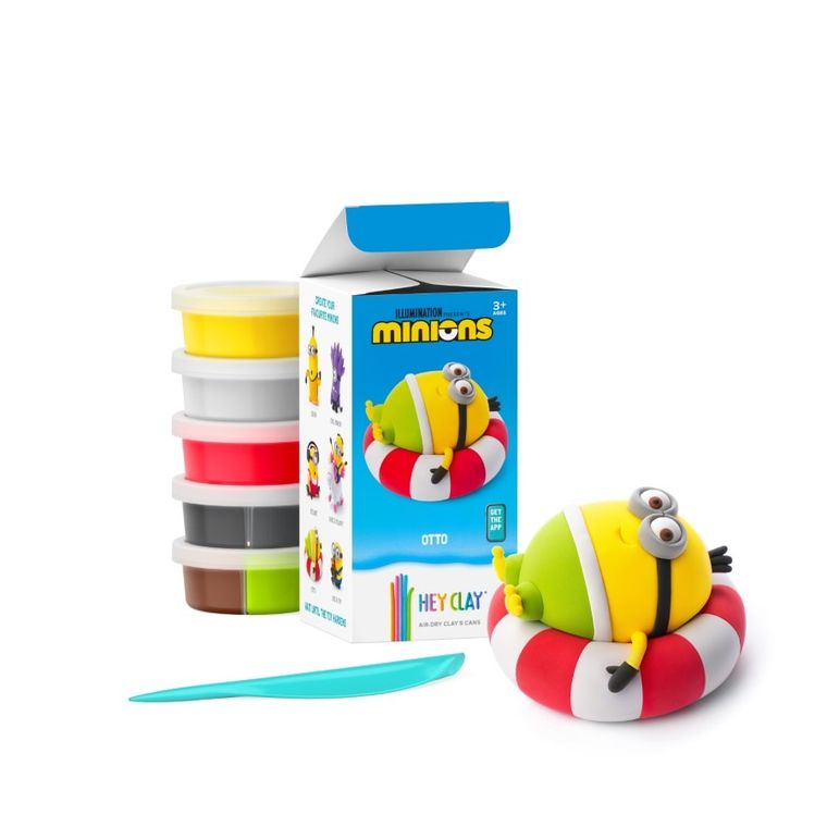 Hey Clay, Minionki, Otto, masa plastyczna, 5 szt.