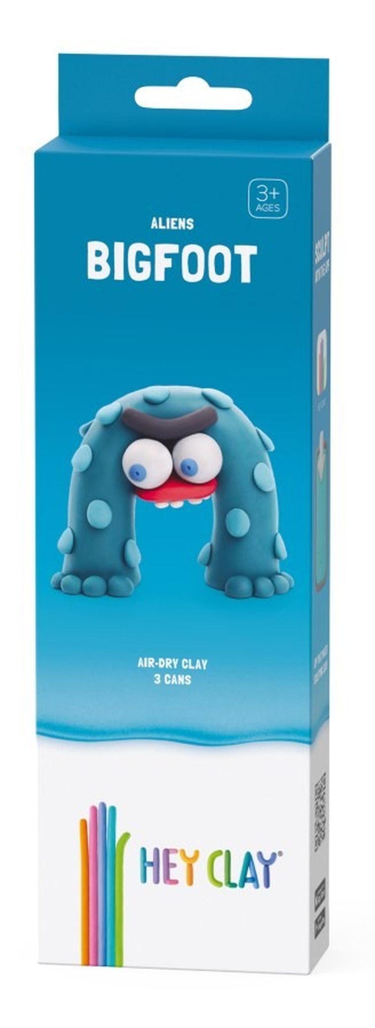 Hey Clay, Obcy, Bigfoot, masa plastyczna, 3 szt.