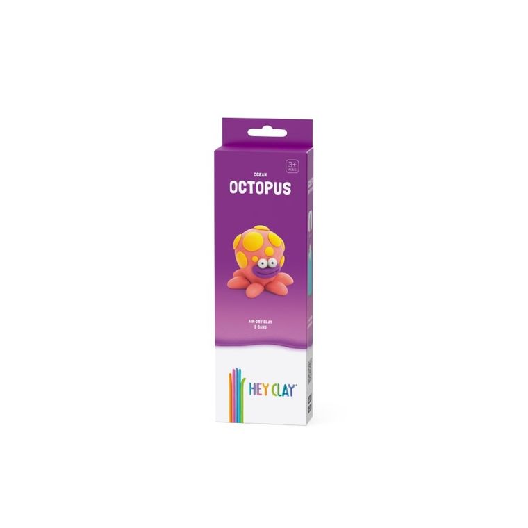 Hey Clay, Ocean, Ośmiornica, masa plastyczna, 3 szt.