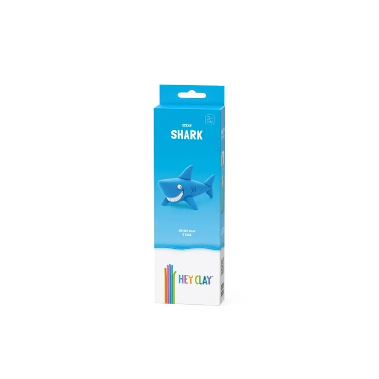 Hey Clay, Ocean, Rekin, masa plastyczna, 3 szt.