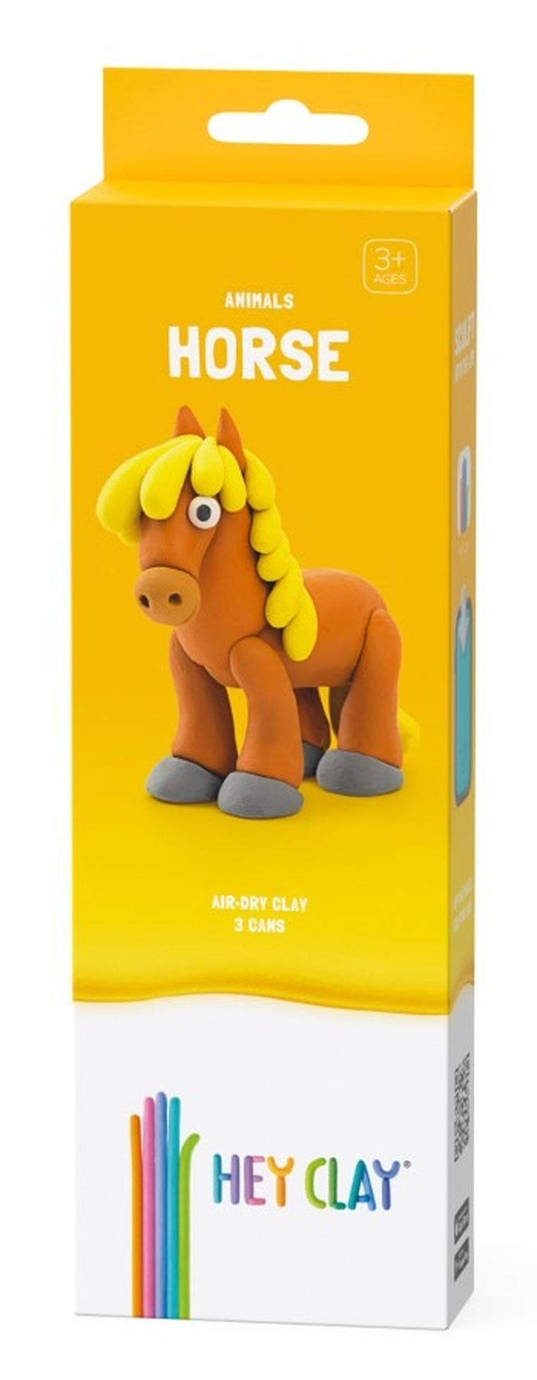 Hey Clay, Zwierzęta, Koń, masa plastyczna, 3 szt.
