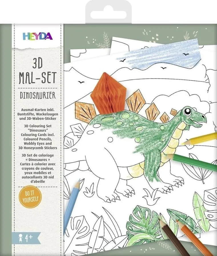 Heyda, wypukła malowanka, Dinozaury