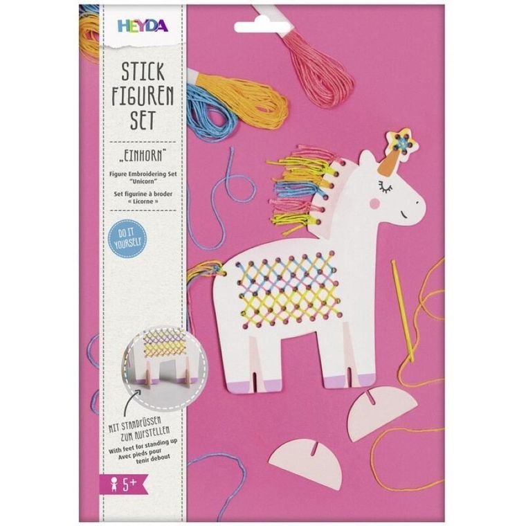 Heyda, zestaw do szycia, jednorożec