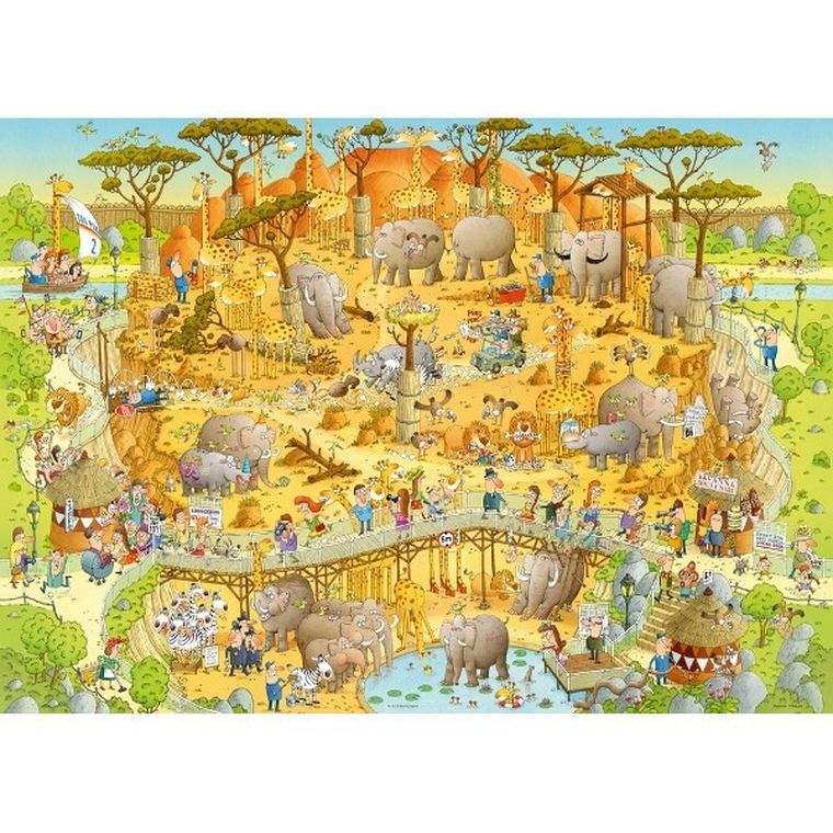 Heye, African Habitat, puzzle, 1000 elementów