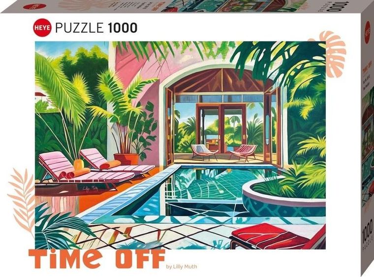 Heye, Daydreaming, Timeoff, Basen, Joanna Pilarczyk, puzzle, 1000 elementów