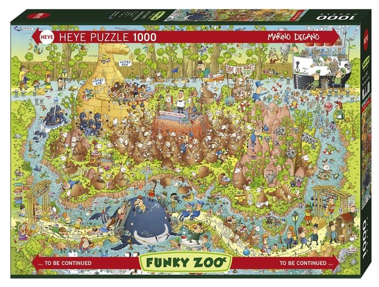 Heye, Funky Zoo, Australia, puzzle, 1000 elementów