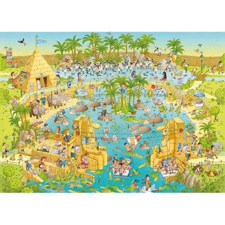 Heye, Nile Habitat Degono, puzzle, 1000 elementów
