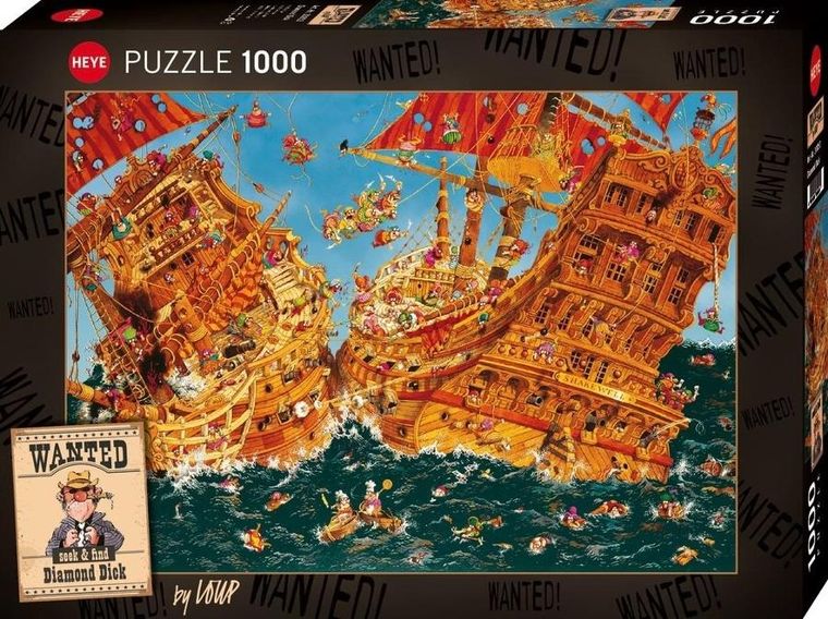 Heye, Wanted!-Dick, Loup, puzzle, 1000 elementów