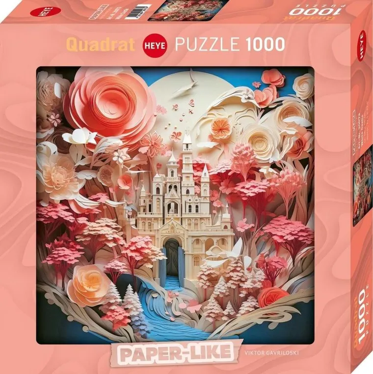 Heye, Zamek z papieru, Victor Gavriloski, puzzle, 1000 elementów