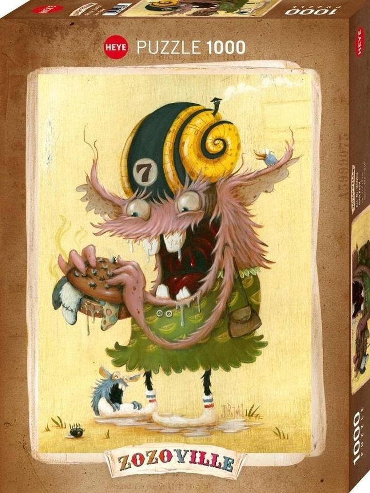 Heye, Zozoville, Śmieciowe jedzenie, puzzle, 1000 elementów