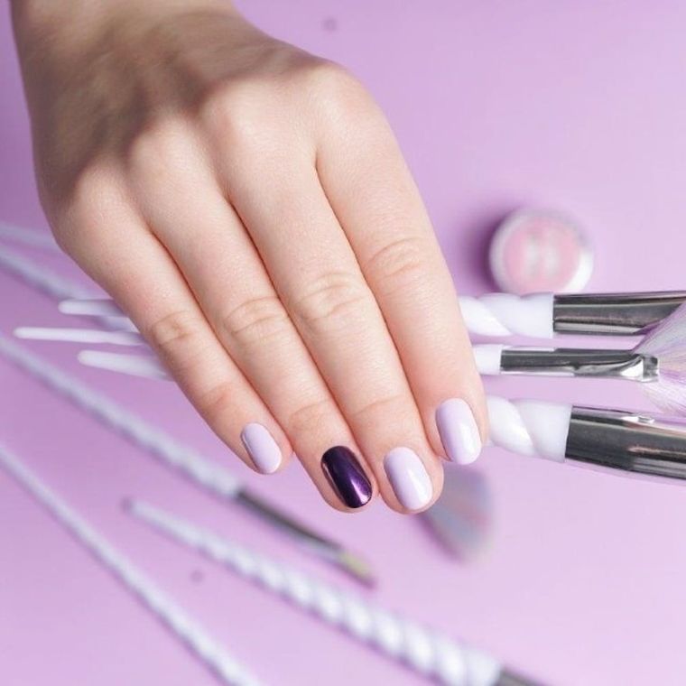 Hi Hybrid, Glam, pyłek na paznokcie, #510 Violet Dust, 0.8g