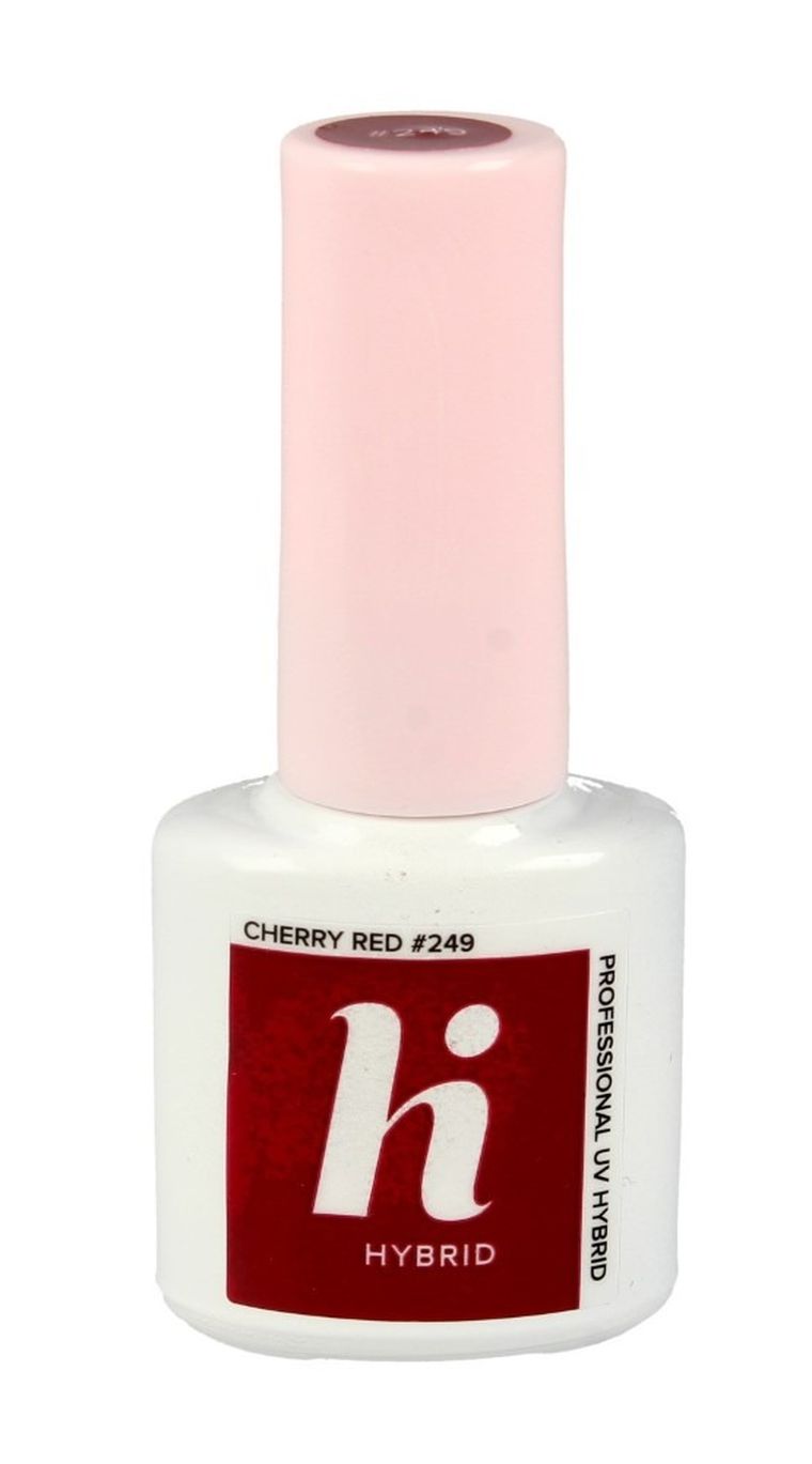 Hi Hybrid, lakier hybrydowy, #249 Cherry Red, 5 ml