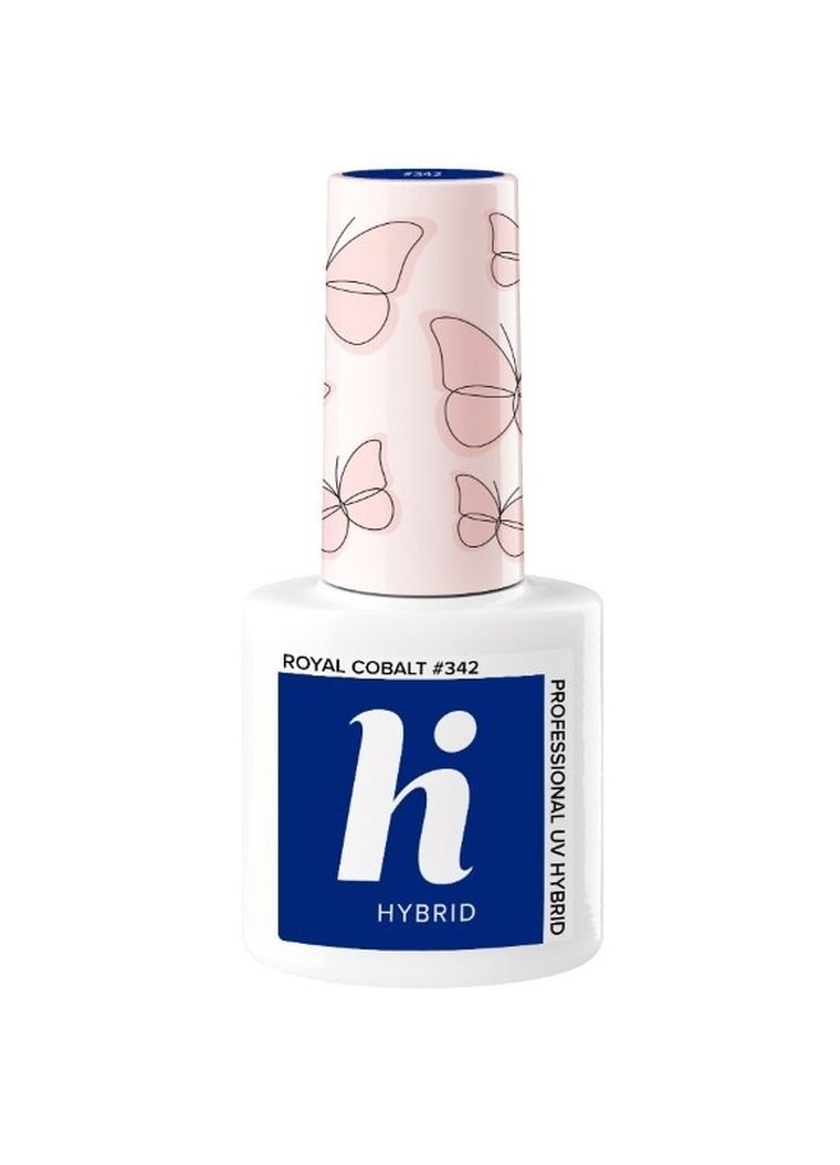 Hi Hybrid, lakier hybrydowy, Butterfly, nr 342 Royal Cobalt, 5 ml