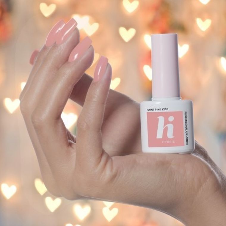 Hi Hybrid, lakier hybrydowy, nr 205, Faint Pink, 5 ml